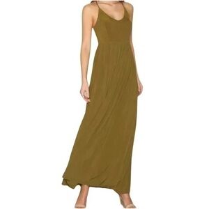 Everve women’s maxi dress Size S Color Olive